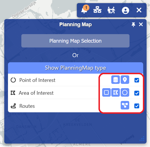 Planning Map Type